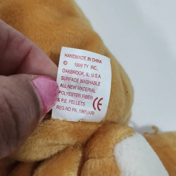 Ty Beanie Babies Hope Praying Bear Stuffed Animal Plush Toy 6 inch - Picture 7 of 9